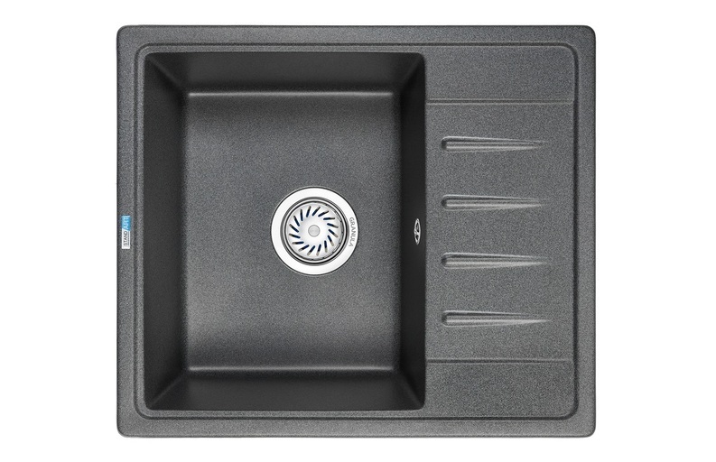 Превью картинка Кварцевая мойка GRANULA 5803, ГРАФИТ #2