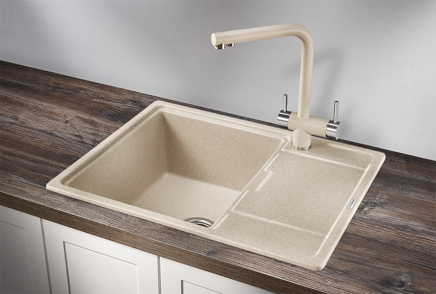 Фото Кварцевая мойка GRANULA 6503, ПИРИТ