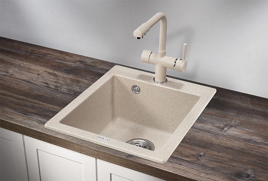 Фото Кварцевая мойка GRANULA 4201, ПИРИТ