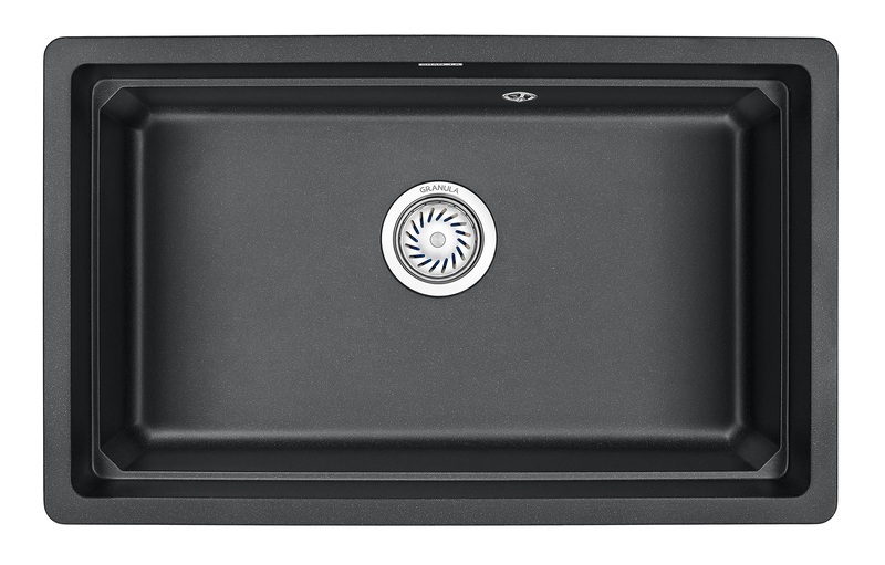Превью картинка Кварцевая мойка GRANULA 7303U, ЧЁРНЫЙ #2