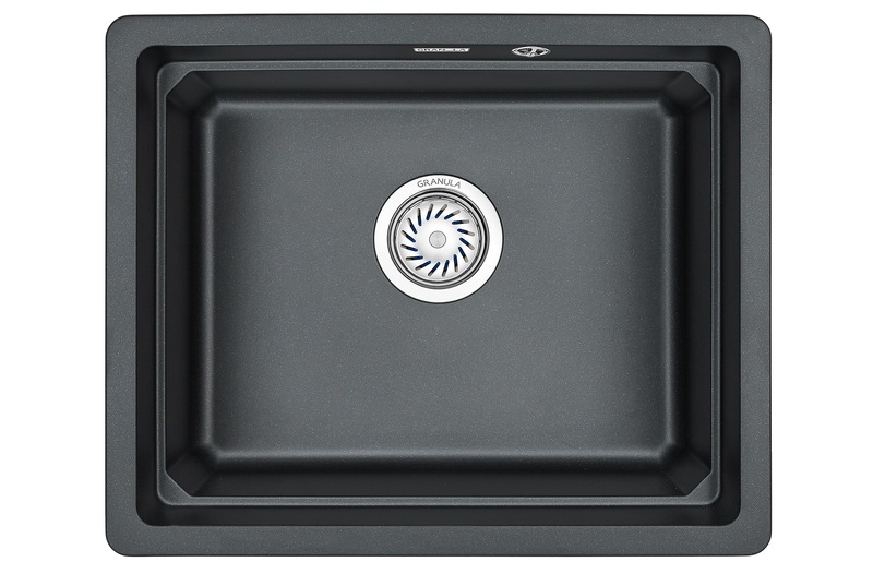 Превью картинка Кварцевая мойка GRANULA 5501U, ШВАРЦ #2