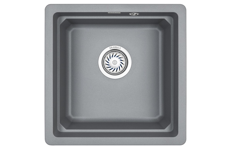 Превью картинка Кварцевая мойка GRANULA 4501U, АЛЮМИНИУМ #2