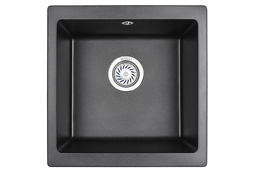 Превью картинка Кварцевая мойка GRANULA 4451, ЧЁРНЫЙ #2