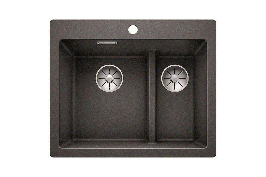 Картинка Blanсo PLEON 6 Split SILGRANIT PuraDur антрацит