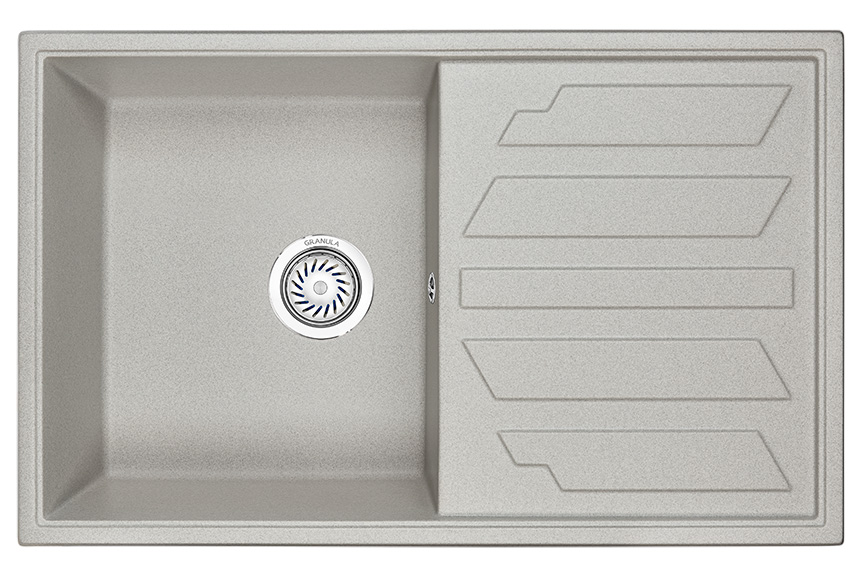 Превью картинка Кварцевая мойка GRANULA 8002, БАЗАЛЬТ #2