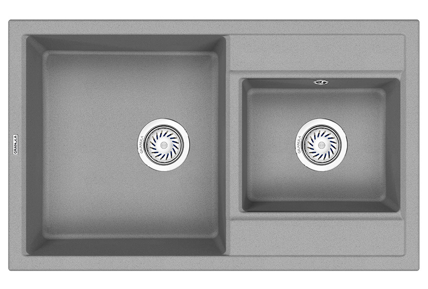 Превью картинка Кварцевая мойка GRANULA 8201, БАЗАЛЬТ #2