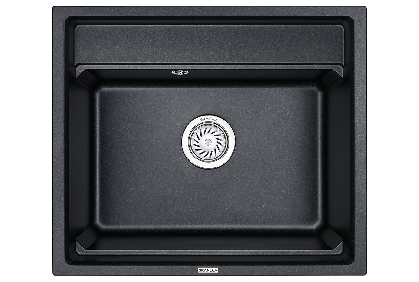 Превью картинка Кварцевая мойка GRANULA 6003, ШВАРЦ #2