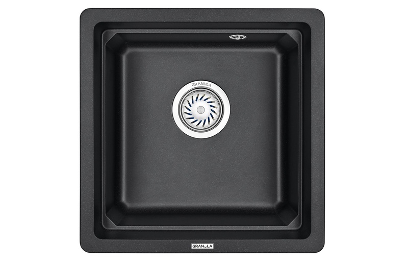 Превью картинка Кварцевая мойка GRANULA 4501U, ЧЁРНЫЙ #2