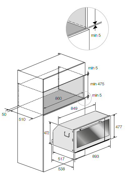 Превью картинка Электрический духовой шкаф Fulgor Milano FCO 9013 TM X #2