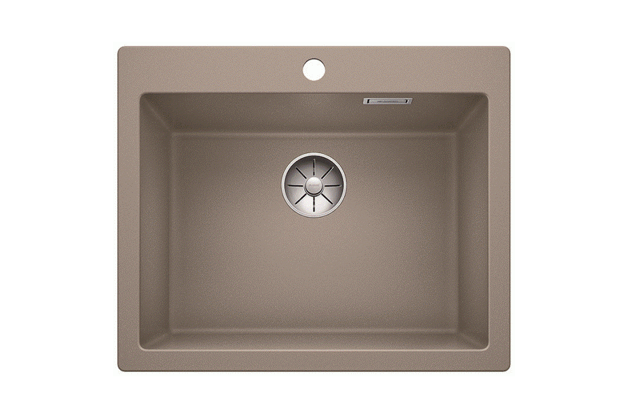 Фото Гранитная мойка Blanсo PLEON 6 SILGRANIT PuraDur серый беж