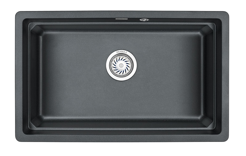 Превью картинка Кварцевая мойка GRANULA 7303U, ШВАРЦ #2
