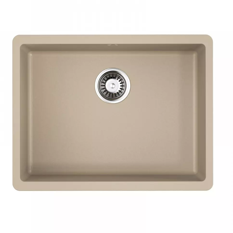 Фото Гранитная мойка Omoikiri Kata 54-U-SA Artgranit/бежевый