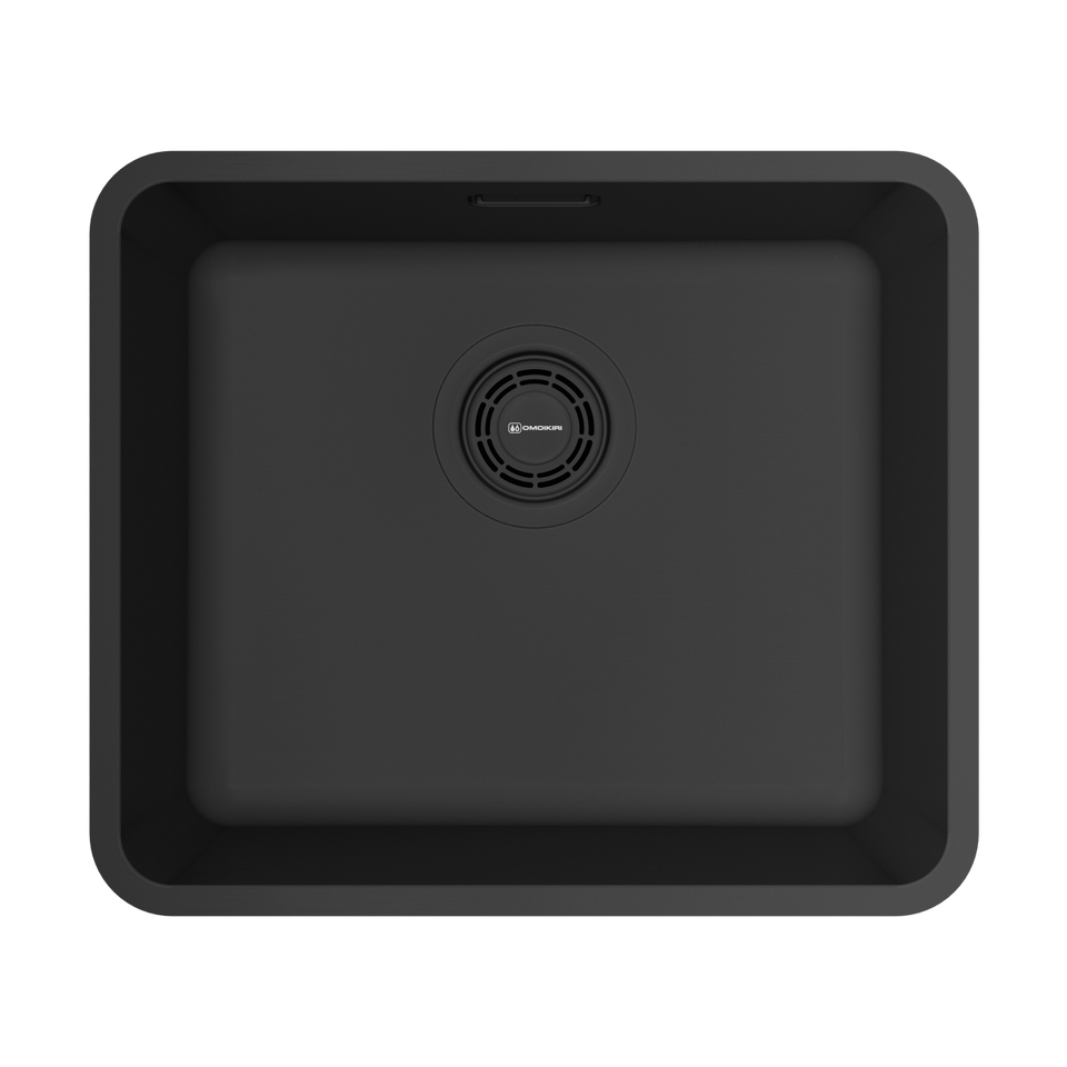 Фото Металлическая мойка Omoikiri Omi 43-U/I Ultra Mini-GB нерж. сталь/графит