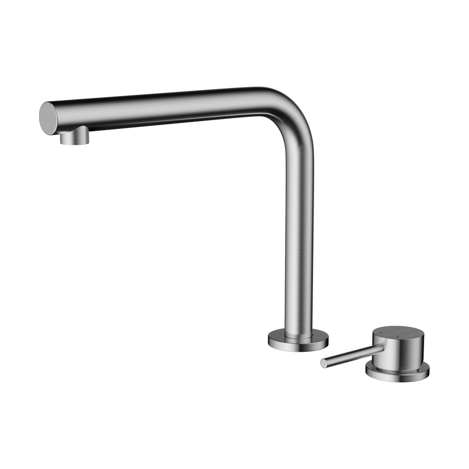 Фото Смеситель для кухни Omoikiri Nara-BN латунь/нержавеющая сталь