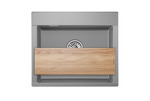 Превью картинка Кварцевая мойка GRANULA 5804, АЛЮМИНИУМ #4
