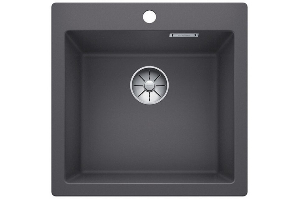Фото Гранитная мойка Blanсo PLEON 5 SILGRANIT PuraDur темная скала