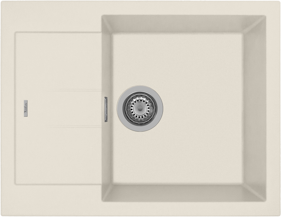 Фото Гранитная мойка Rivelato LUMO 6550 1-чаш 650*500 Gelsomino