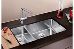 Превью картинка Металлическая мойка Blanсo ANDANO 500/180-U нерж.сталь полированная с отв. арм. InFino, правая #2