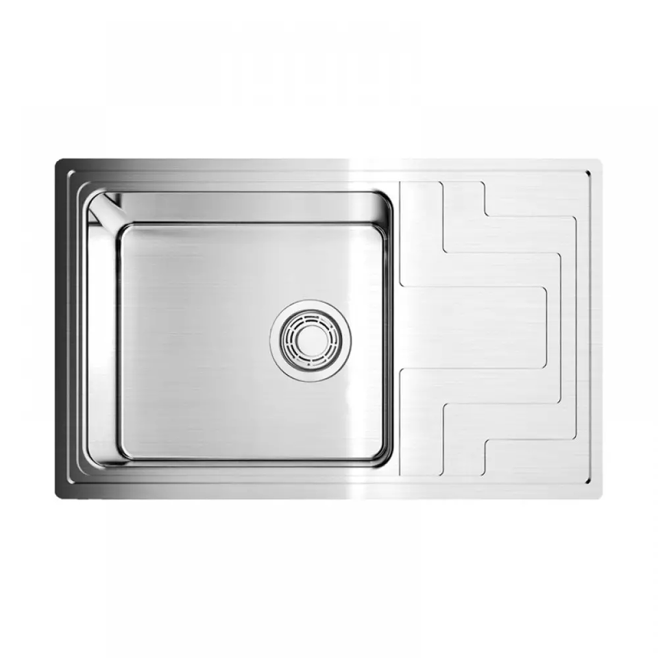 Фото Металлическая мойка Omoikiri Mizu 78-LB-IN нерж. сталь/нержавеющая сталь