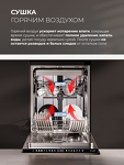 Превью картинка Посудомоечная машина 60см встраиваемая Lex PM 6083А color Lux посудомоечная машина #5