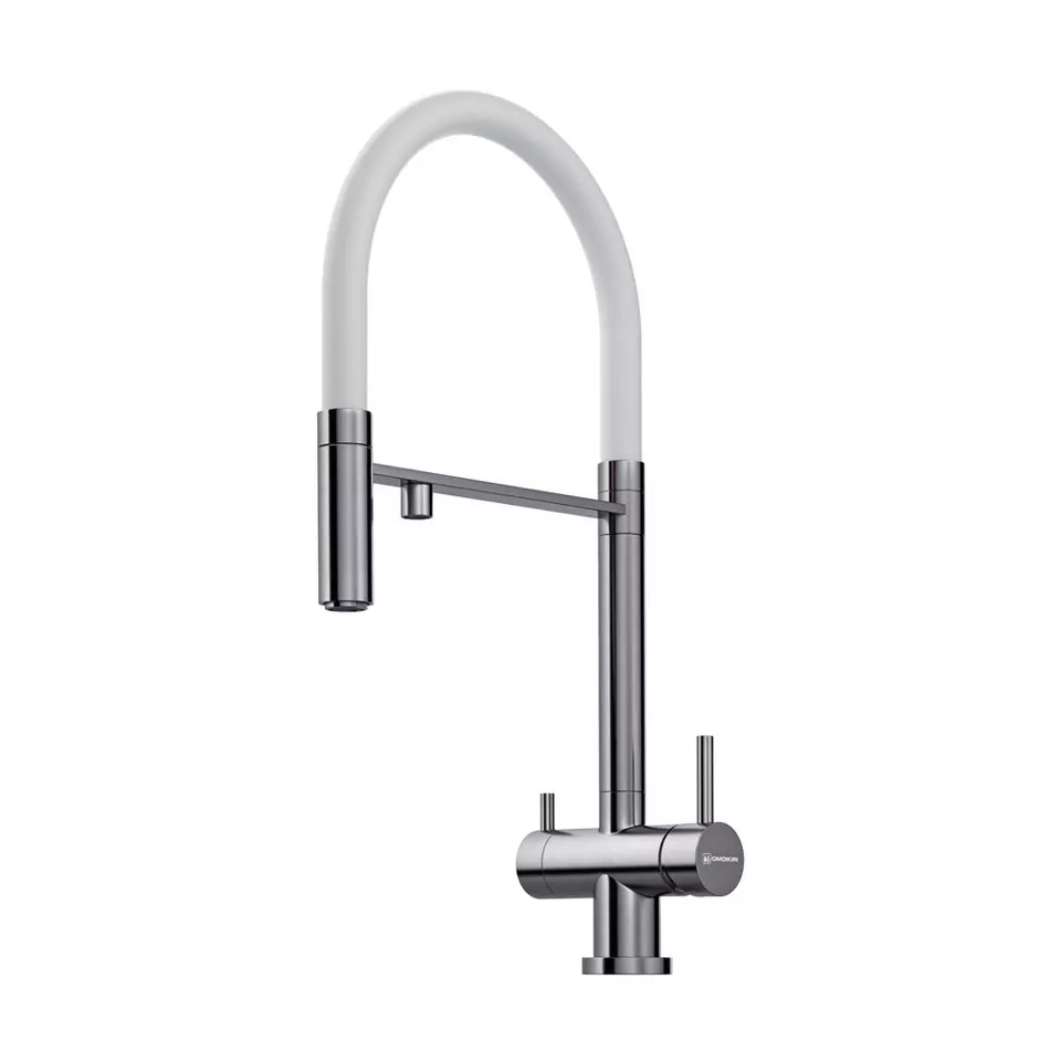 Фото Смеситель для кухни Omoikiri Kanto-BN латунь/нержавеющая сталь