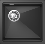 Превью картинка Гранитная мойка Rivelato LINO 454-L 1-чаш 450*440 antracite #1