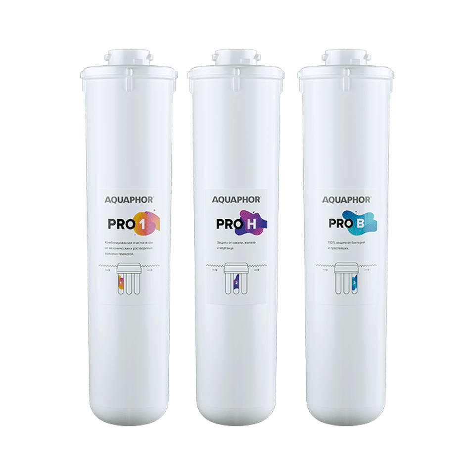 Фото Картридж для фильтра Аквафор Комплект модулей сменных фильтрующих ECO H Pro