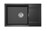 Превью картинка Кварцевая мойка GRANULA 7807, ШВАРЦ #3