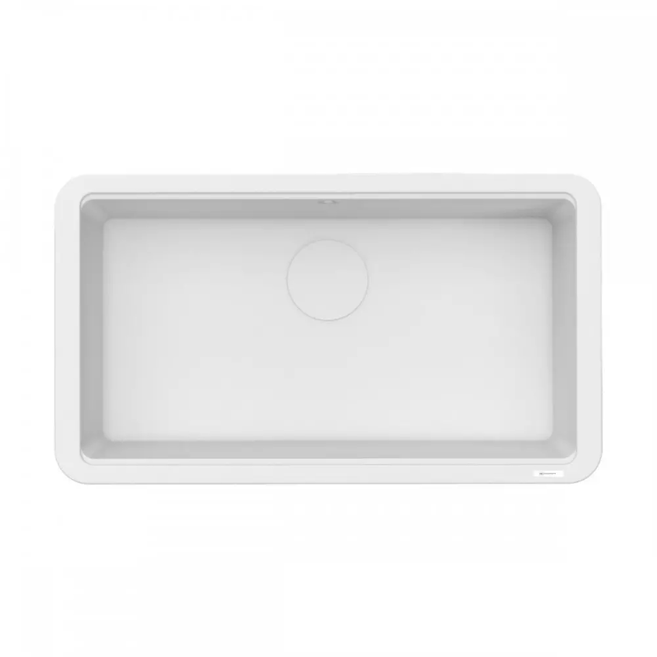 Фото Гранитная мойка Omoikiri Tarento 83-WH Tetogranit/белый