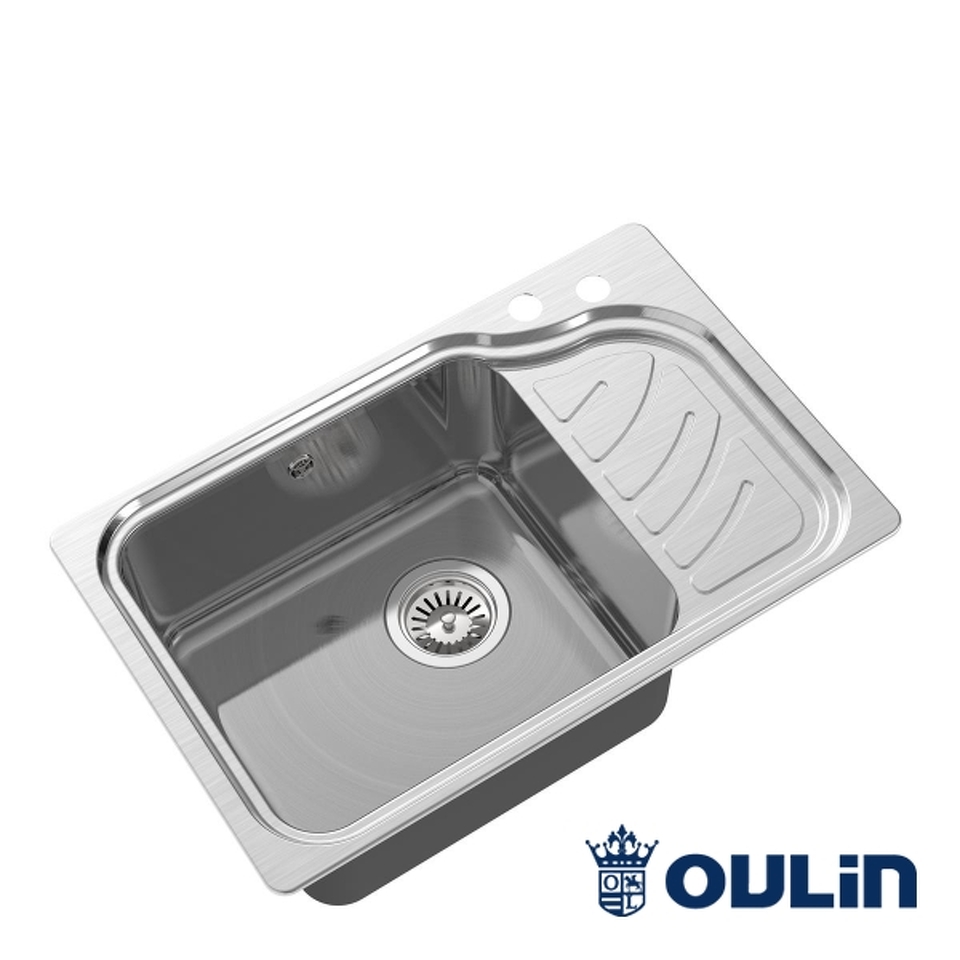 Фото Металлическая мойка Oulin OL-327L