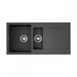 Превью картинка Гранитная мойка Omoikiri Sakaime 100-2-PL Tetogranit/платина #1