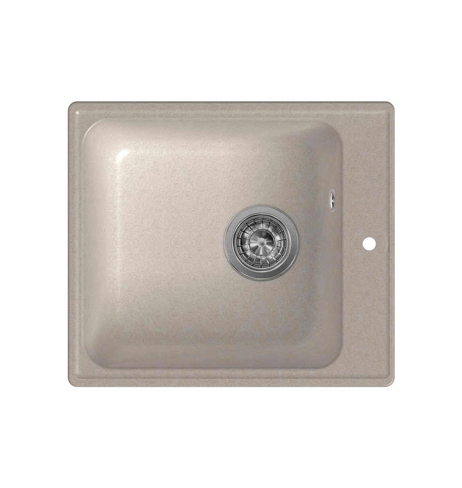 Фото Кварцевая мойка Lex BALATON 420 WHITE кварцевая мойка