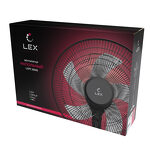 Превью картинка Вентилятор Lex LXFC 8345, 16" напольный вентилятор, с ПДУ, черный #8