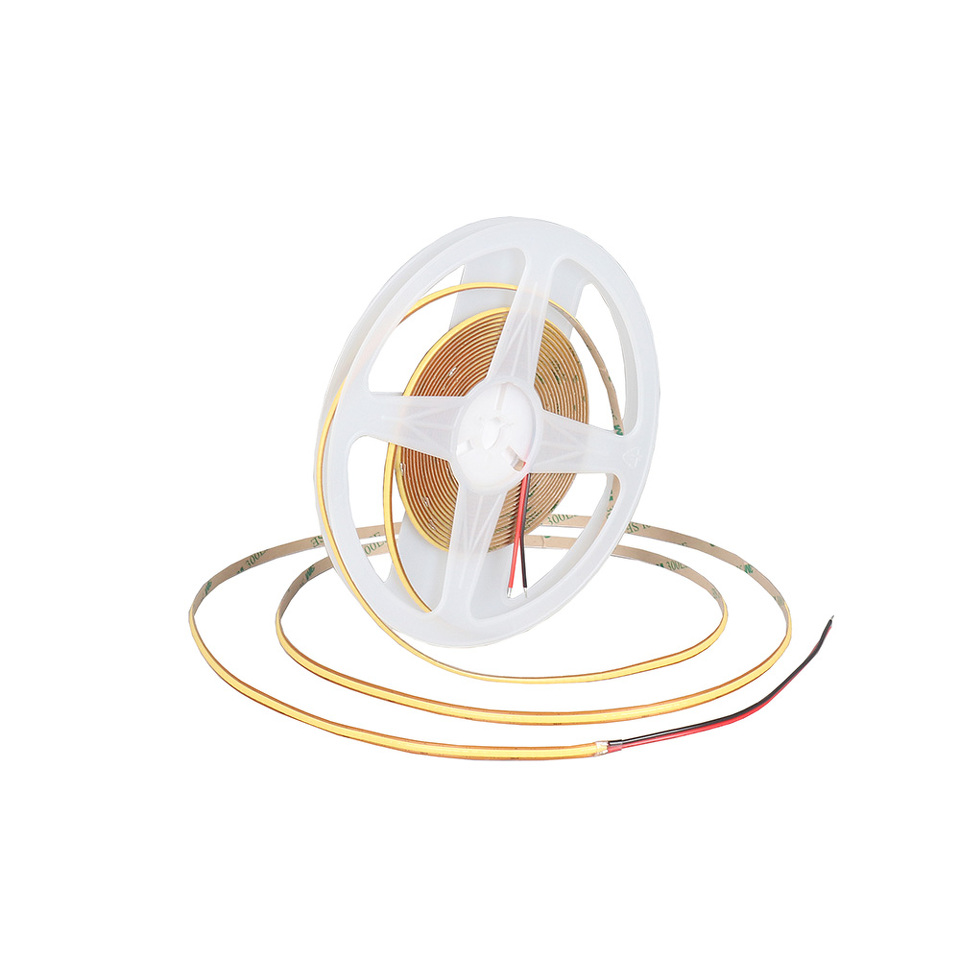 Фото Светодиодная лента DLIGHT COB, ширина 5 мм, длина 5000 мм, 320 led/м, 12 V, 8 W/м, дневной (4000K)