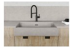 Превью картинка Гранитная мойка Blanсo VINTERA XL 9-UF SILGRANIT серый беж #8