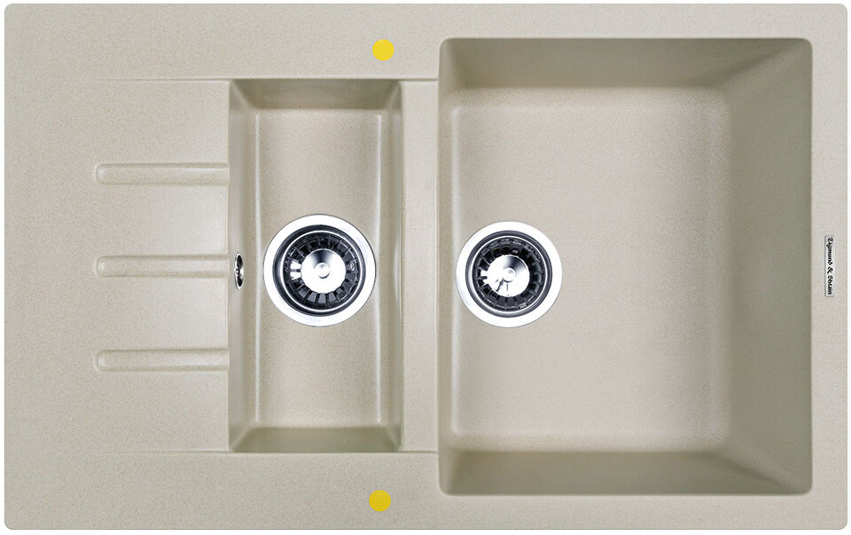 Фото Гранитная мойка Zigmund & Shtain RECHTECK 775.2 Осенняя трава