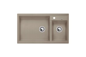 Картинка Blanсo METRA 9 SILGRANIT PuraDur (чаша слева) серый беж