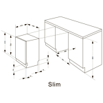Превью картинка Посудомоечная машина 45см встраиваемая Meferi MDW4562 LIGHT #21