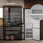 Превью картинка Холодильник с нижней морозилкой Weissgauff WRK 2010 D Inverter NoFrost Black #4