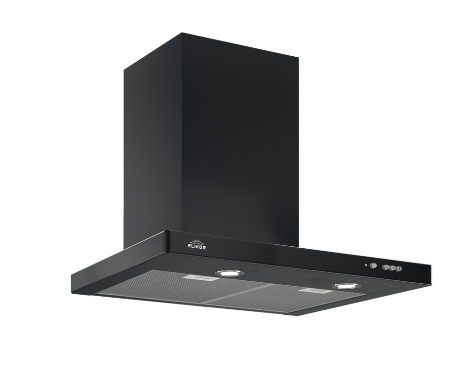 Фото Т-образная вытяжка  Elikor Квадра 60П-650-К3Д антрацит