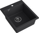 Превью картинка Кварцевая мойка GranFest GF-URBAN 242 Белый #2