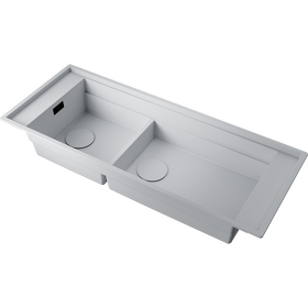 Картинка Omoikiri Мойка Sintesi Pro 114-2-WH Artceramic/белый
