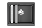 Превью картинка Кварцевая мойка GRANULA 5501iU, ШВАРЦ #3