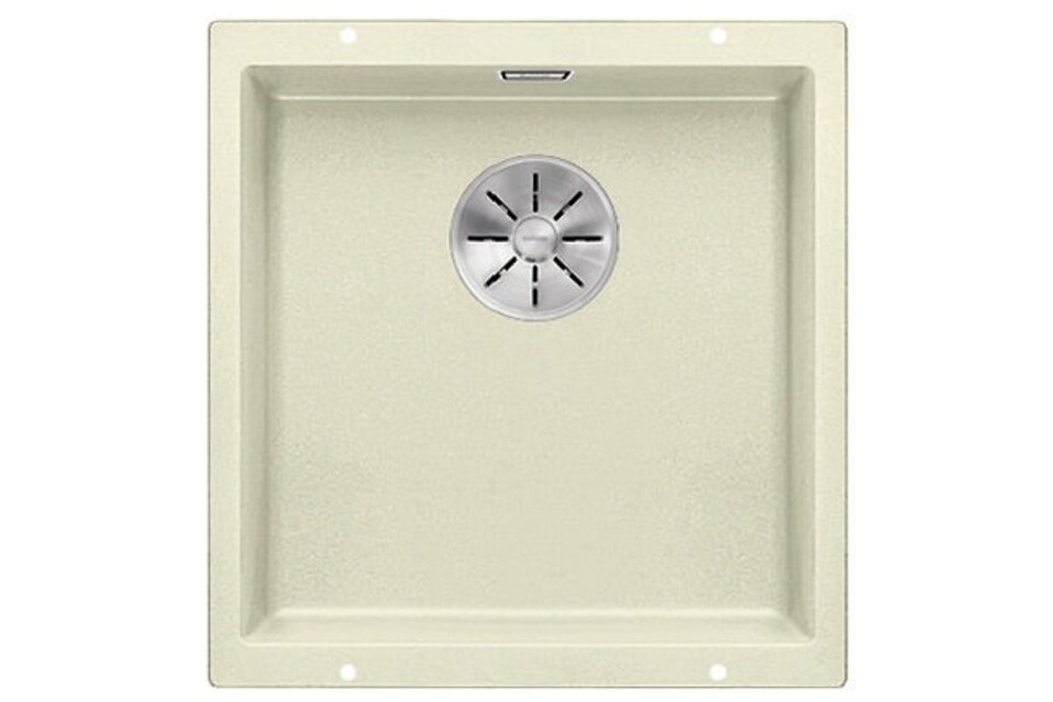 Фото Гранитная мойка Blanсo SUBLINE 400-U SILGRANIT PuraDur жасмин с отв.арм. InFino