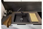 Превью картинка Гранитная мойка Blanсo NAYA 6 SILGRANIT антрацит #13