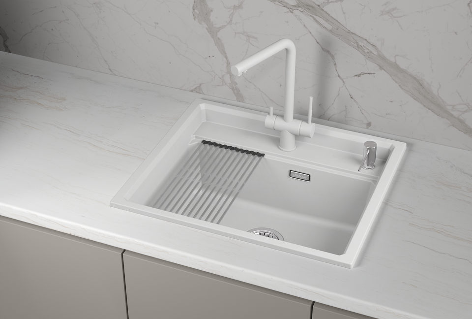 Фото Кварцевая мойка GRANULA 6003i, АРКТИК