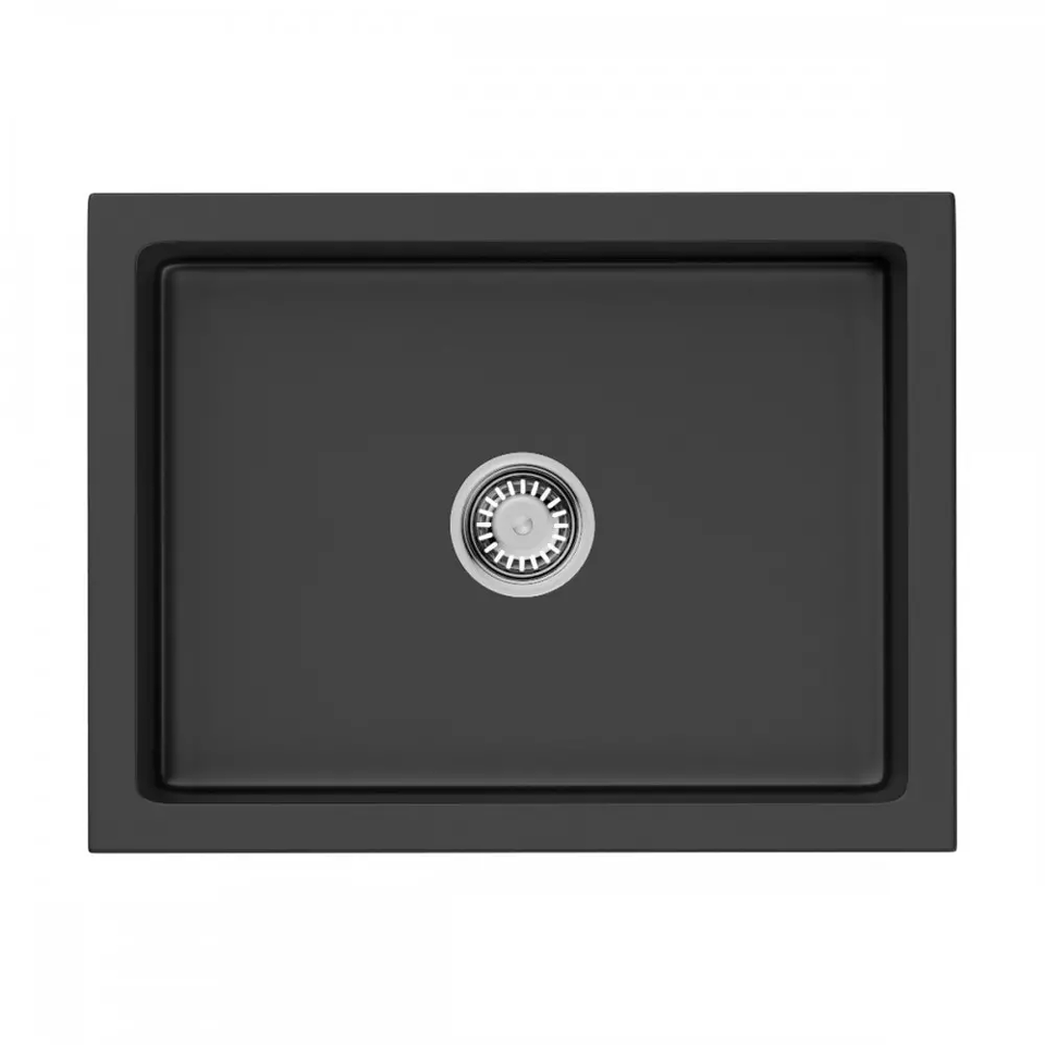 Фото Гранитная мойка Omoikiri Mikura 61-BL Natceramic/черный
