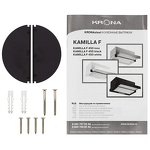 Превью картинка Встраиваемая вытяжка KRONA KAMILLA F 450 black #13