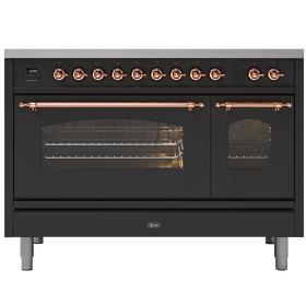 Картинка ILVE P127DNE3/MGP матовый графит (фурн. медь)