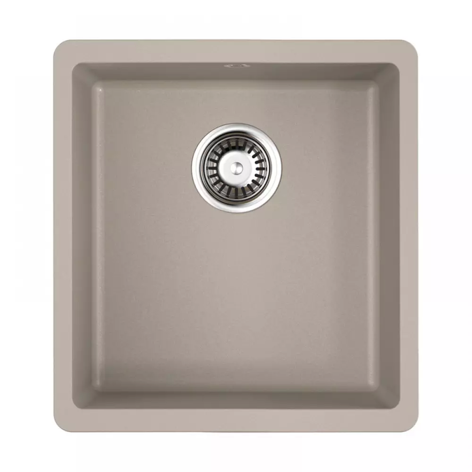 Фото Гранитная мойка Omoikiri Kata 40-U-SA Artgranit/бежевый
